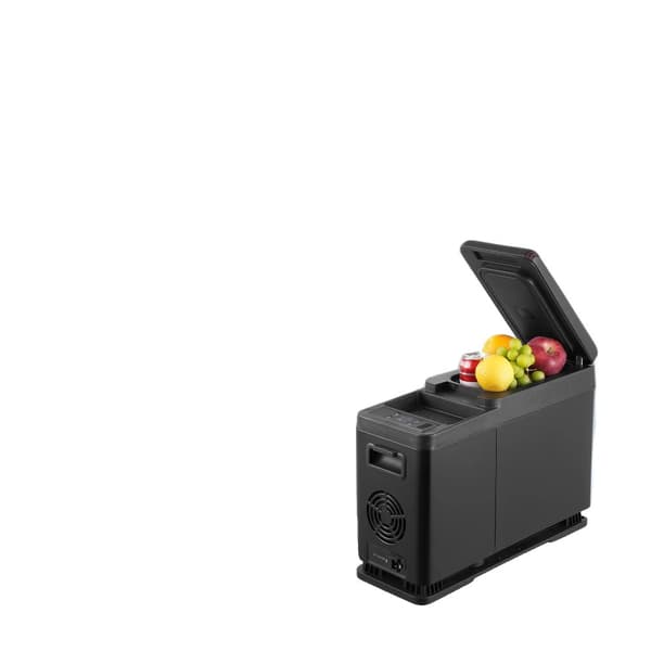 Bærbar Bilkøleskab, 15L Kapacitet, Justerbart Temperaturinterval,8L