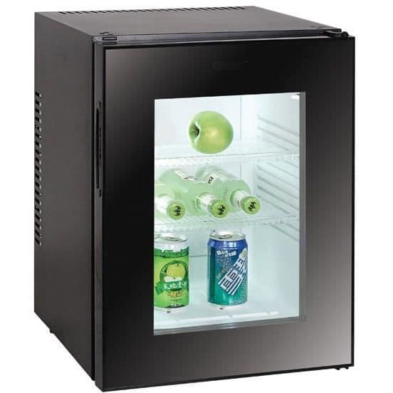Guzzanti GZ 44G, Fristående, Svart, 2 hyllplan, 40 L, B, 70 W Svart