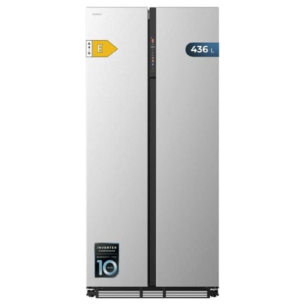 Cecotec Semi-inbyggd kylskåp med 4 dörrar Bolero CoolMarket SBS 436 SBI Inox E