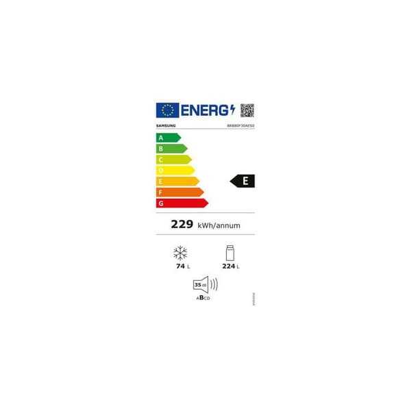 SAMSUNG Kombinerad kyl/frys BRB80F30AES0