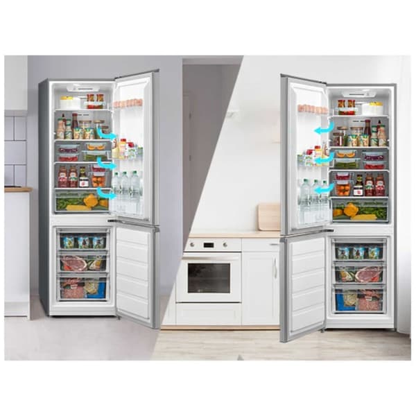 Jääkaappi-pakastin Midea 270L Steel MDRB380FGE02A