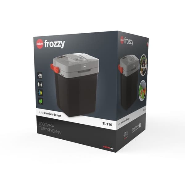 ELDOM FROZZY -matkajääkaappi 26 l, jäähdytys- ja lämmitystoiminto, 12V/240V