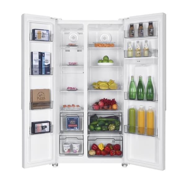 Amerikansk kyl Continental Edison - CERA532NFW - 2 dörrar - 529L - B90 cm xH177 cm - Vit