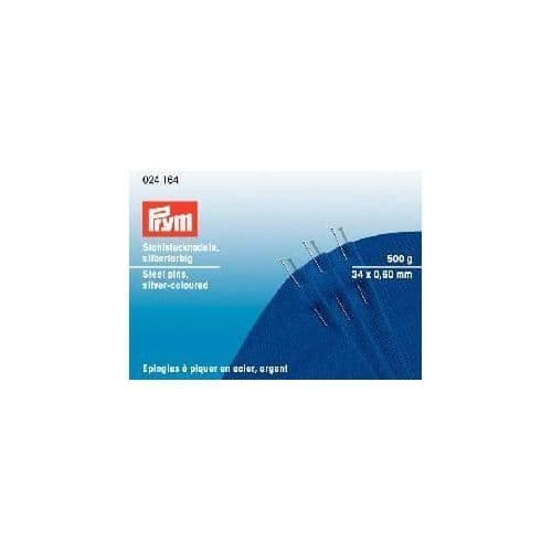 Prym Nålstift nr 8 stål silver 0,60x34mm - 024164