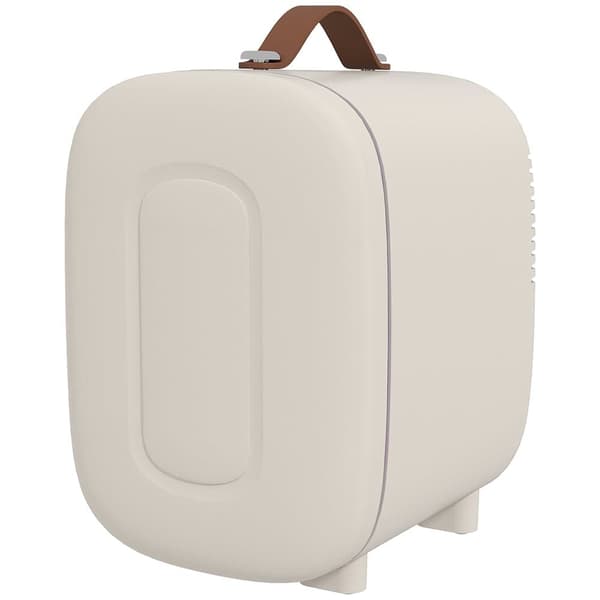 Mini Køleskab, 20.3x26.3x28 cm, Creme Hvid