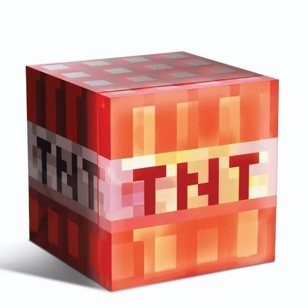 UKONIC - Minecraft - Mini Frigo 6.7L (9 Burkar) TNT Block Svart, Röd, Vit