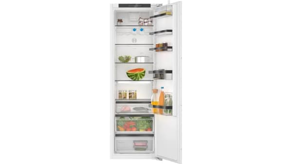 KIR81SDD0, serie 6, Integrotava jääkaapi, 177.5 x 56 cm, soft close flat hinge, Bosch Valkoinen