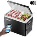 Miniatyrbillede 2 af 2: KROAK Bærbar Køleskab, Hurtig Kold, Dobbelt Zone Funktionalitet,40LBluetooth Version