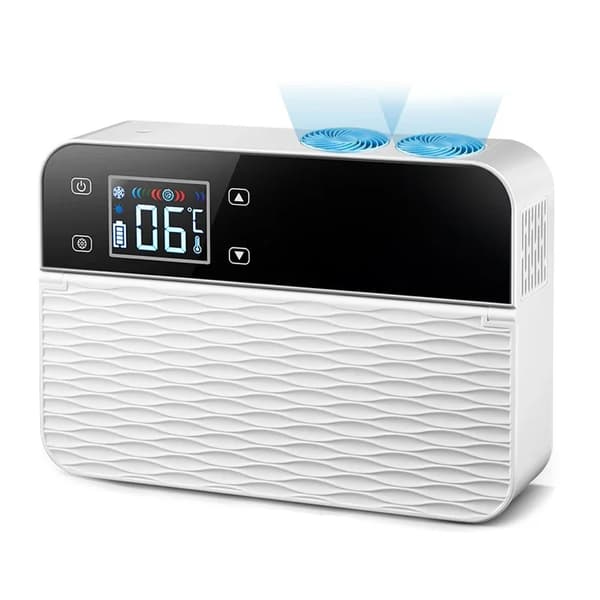 Bærbar Insulin Køler, 10200mAh Batteri, Køletemperatur 0-18℃,Køling Hvid, 220V EU