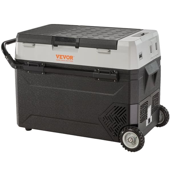 Transportabel bilkøleskab, 38L/53L, Elektrisk Mini Køleskab,53L