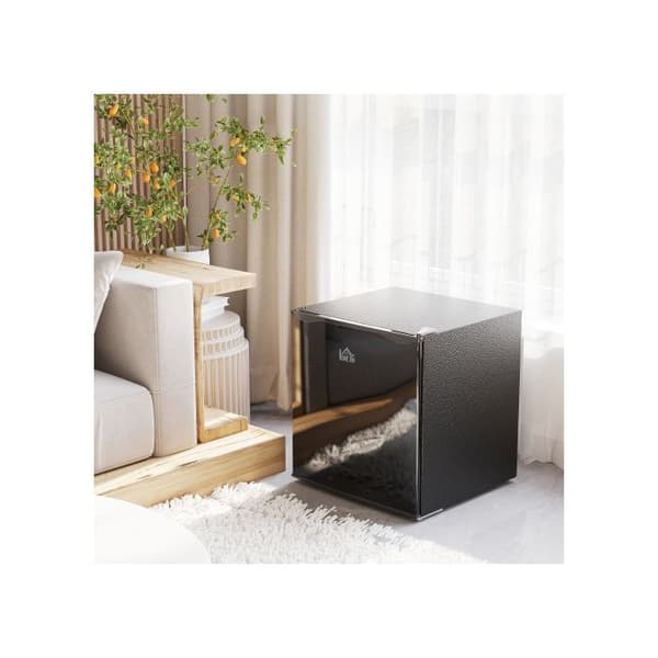 Mini fryser HOMCOM, 35 liter, 161 watt, 5 nivåer av temperaturskontroll, -14 till -24°C