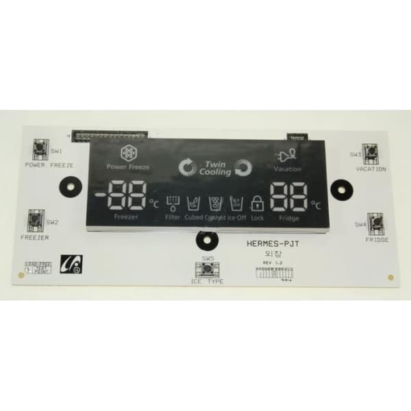 KONTROLL- OCH DISPLAYMODUL FÖR SAMSUNG KYLSKÅP - BVMPIECES