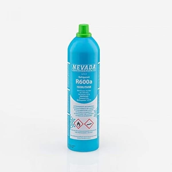 R600A gaspåfyllning för kyl - GDE - C00089700 - Vit - 750 ml/420 gr