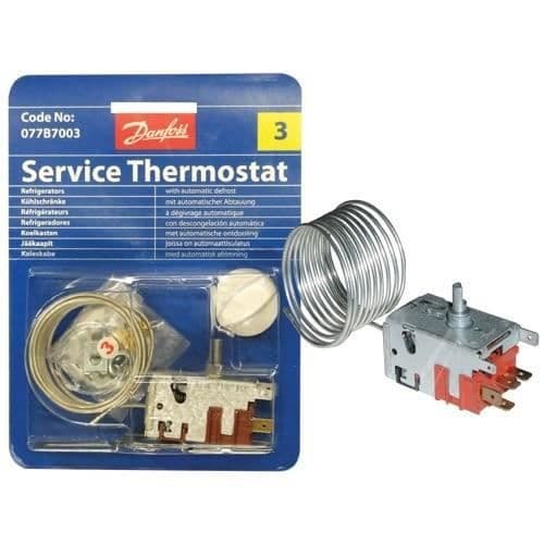 DANFOSS TERMOSTAT 077b7003 FÖR KYLSKÅP OLIKA MÄRKEN - BVMPIECES