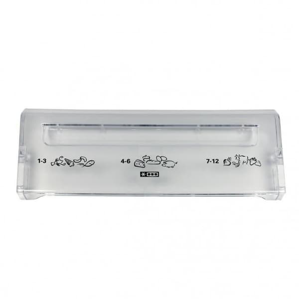 Lådfront till Electrolux 2244072175 frys - Vit - Handtag