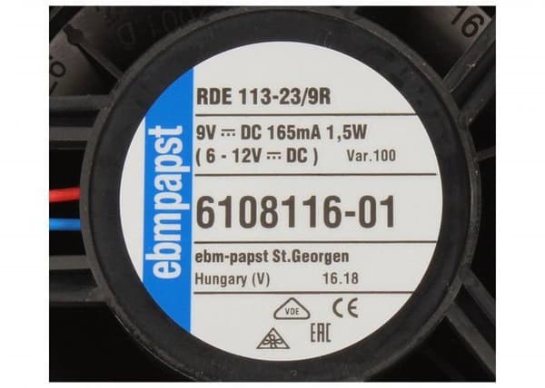 KYLSMOTOR 6108116 KOMPAKT FLÄKT 113-23/9R-100