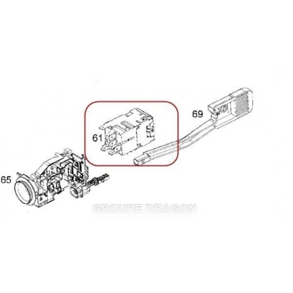 TERMOSTAT FÖR ELECTROLUX KYLSKÅP 2426350183