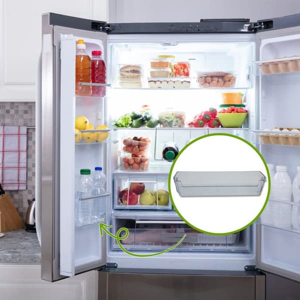 Flaskbalja - SOS Accessoire - GORENJE - Vit - 460x115x90 mm - Kylskåp/Frys