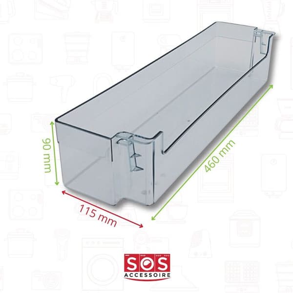 Flaskbalja - SOS Accessoire - GORENJE - Vit - 460x115x90 mm - Kylskåp/Frys