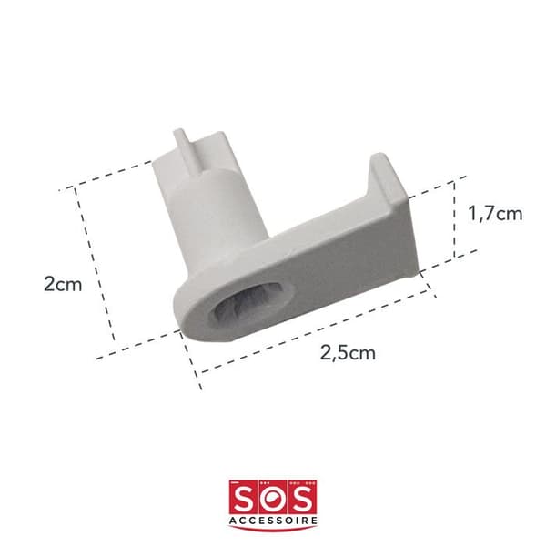 Dörrgångjärnshylsa - SOS Accessoire - 45X7588 - Vit - Kylskåp - Frys