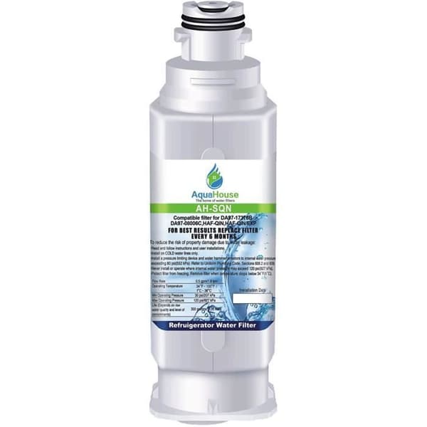 Vattenfilter - AQUAHOUSE - AH-SQN - Kompatibel med Samsung - Ersätter DA97-17376B - Livslängd 6 månader