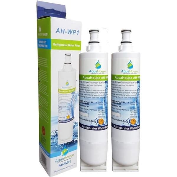 Vattenfilter - AquaHouse - AH-WP1 - Whirlpool kompatibel - 2 patroner - NSF/ANSI certifierad