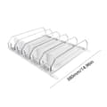 Miniatyrbillede 2 af 2: Drikkeorganisator, Justerbar Bredde, E-formet Design,Hvid 380mm 5 sæt