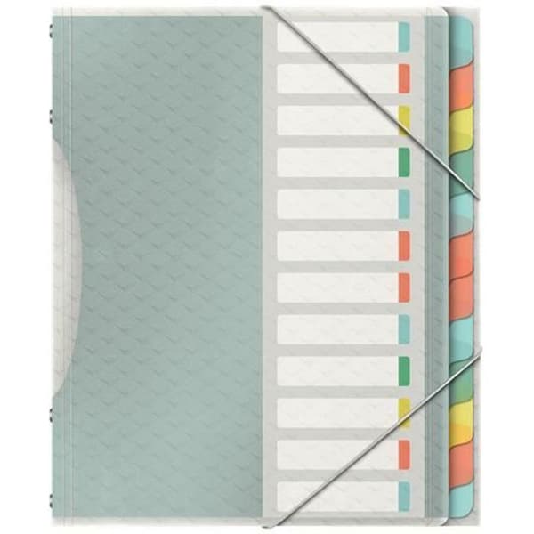 Esselte, 12-knapps sorterare, PP, Colour'Breeze