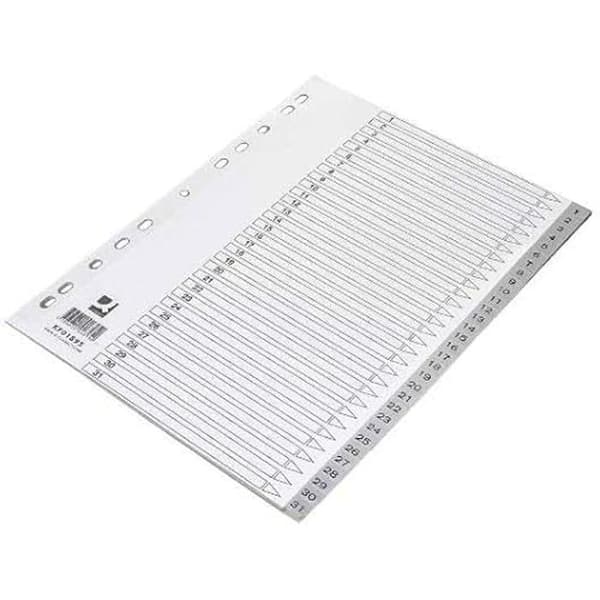 Interkalärer - Q-Connect - KF01895 - Kartong - Flerfärgad - 22,5 x 30 cm