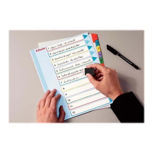 Esselte 31 Position 1-31 A4 Maxi Tabbed Divider (pack med 10)