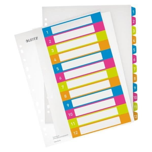LEITZ Printable Divider 1-12 A4 + Wow
