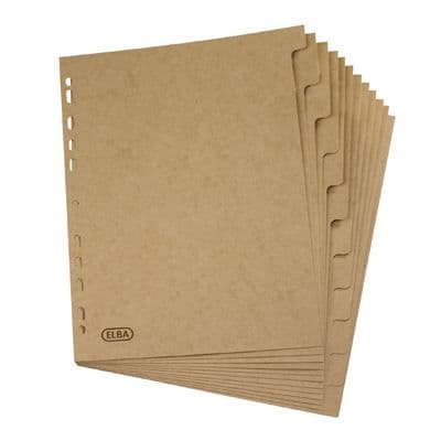 ELBA Tuareg A4 neutrala avdelare - 12 positioner - Beige