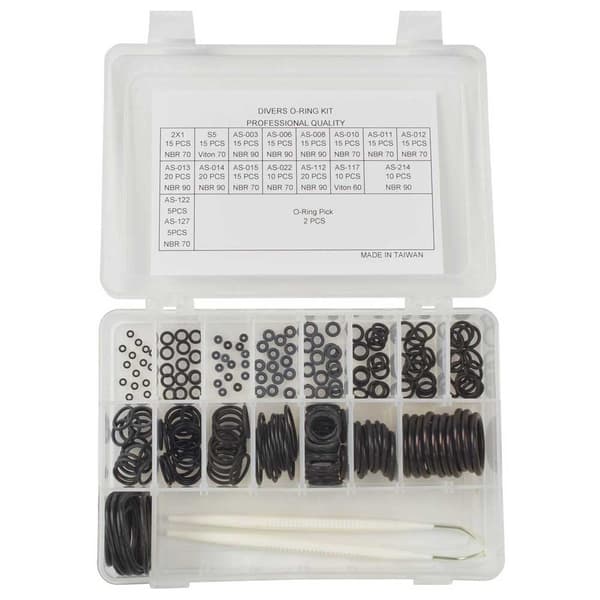 Oms O-ring Kit 1000 Kirkas,Musta