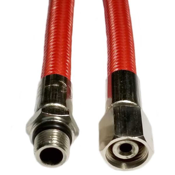 Metalsub Regulator Flex Hose Male 1/2´´ Unf Oranssi 152 cm