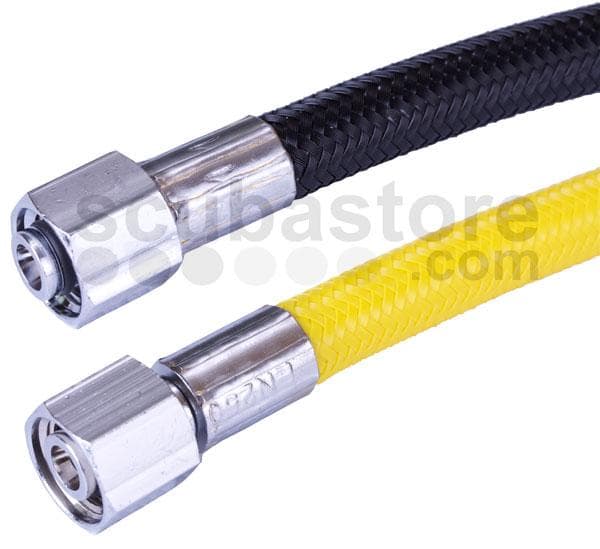 Aqualung Lp Hose Aquaflex Mikron Gul,Sort 74 cm