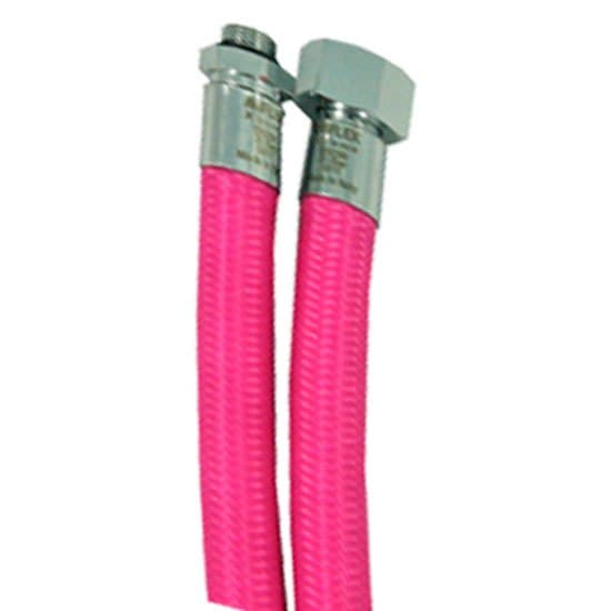 Miflex High-flexible Lp Regulator Hose Unf 3/8 Pinkki 75 cm