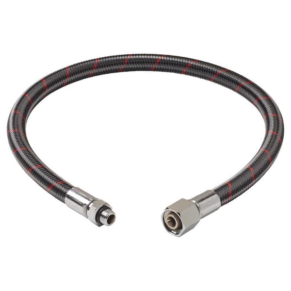 Miflex High-flexible Regulator Hose Unf 3/8 Musta 120 cm