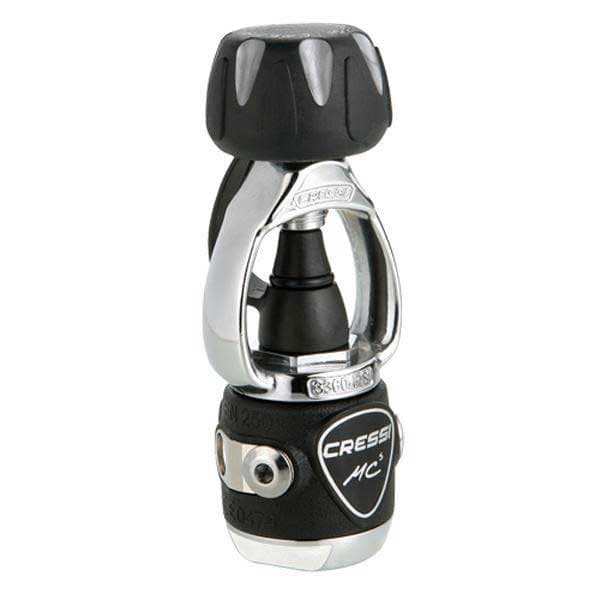 Cressi Regulator Set Xs Compact Mc9 Grey Int Svart,Silver