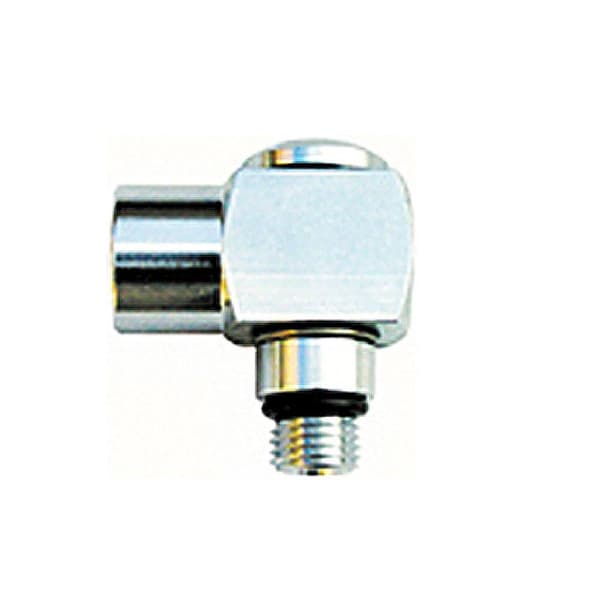 Tecnomar Adapter Hose 90 Lp 3/8 Viton Hopeinen