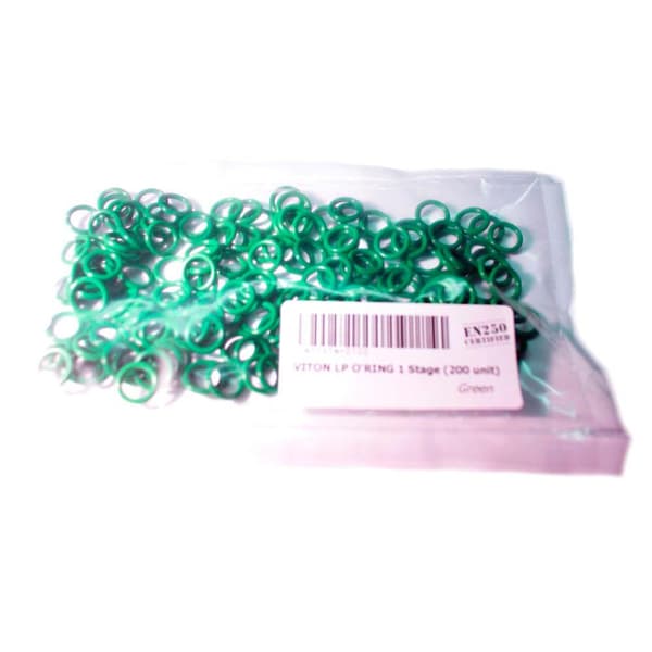 Metalsub Lp Viton O Ring First Stage 200 Pcs Grönt