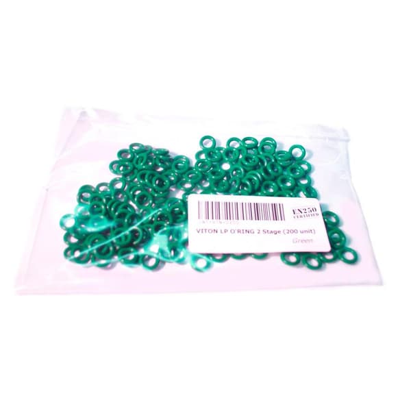 Metalsub Lp Viton O Ring Second Stage 200 Pcs Grøn