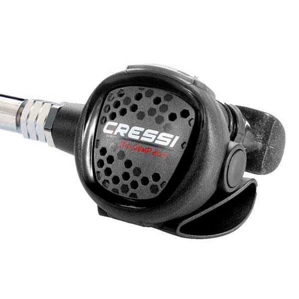 Cressi Regulator Sæt Xs Compact Ac2 Int Sort,Søvfarvet