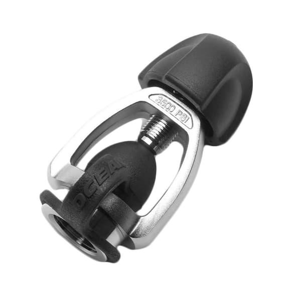 Oceanic Yoke Conversion Kit Musta,Hopeinen