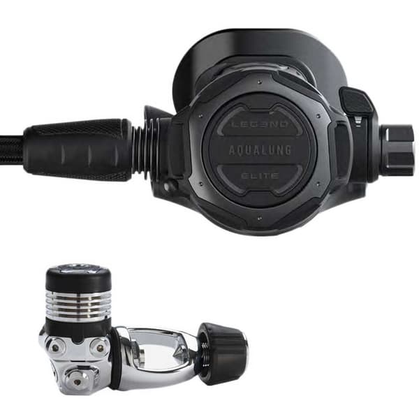 Aqualung Regulator Int + Otte Legend Elite Black Edition Søvfarvet