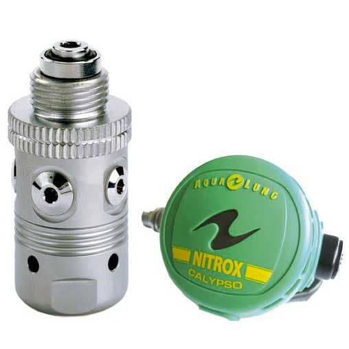Aqualung Regulator Set Calypso Nitrox Din 200 Bar Grönt