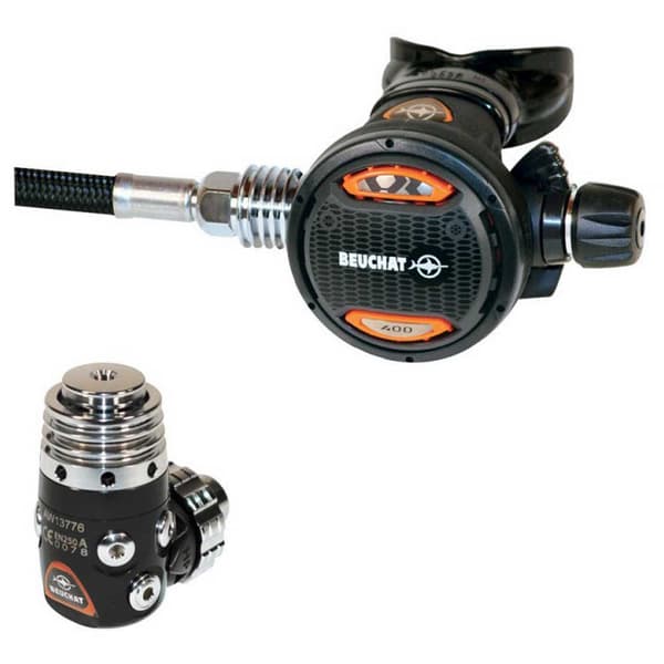 Beuchat Regulator Set Vr400 Etrier Din 300 Bar Svart