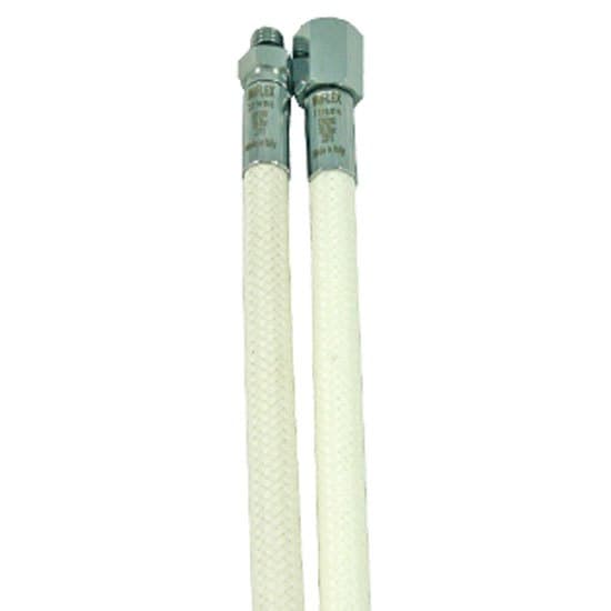 Miflex Högflexibel Lp-regulatorslang Unf 3/8 Vit 60 cm