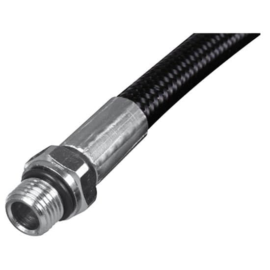 Miflex High-flexible Lp Regulator Unf 1/2 Slang Svart 60 cm