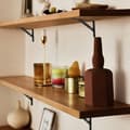 Miniatyrbild 5 av 6: Väggmonterad hyllkonsol - 8 St Etagere Väggmonterad - Hyllstöd - 200x120mm, Svart