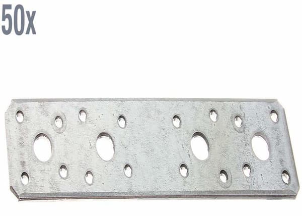 Igah alberts - 330101 - Alberts 846374 Demonteringsplatta | galvaniserad Sendzimir | 180 x 40 mm | kit med 50 st